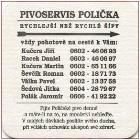 
Pivovar Polièka, Pivní tácek è.305
