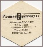 
Pivovar Plzeò - Pilsner Urquell, Pivní tácek è.492