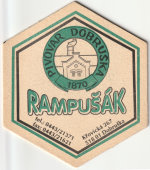 Pivovar Dobruška - Rampušák - Pivní tácek č.4203