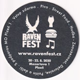 Brewery Plzeň - Raven - Beer coaster id4554
