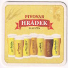 Pivovar Slavičín - Hrádek - Pivní tácek č.4535 Pivovar Slavičín - Hrádek - Pivní tácek č.4535