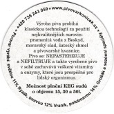 
Pivovar Vojkovice - Minipivovar Koníèek, Pivní tácek è.3499